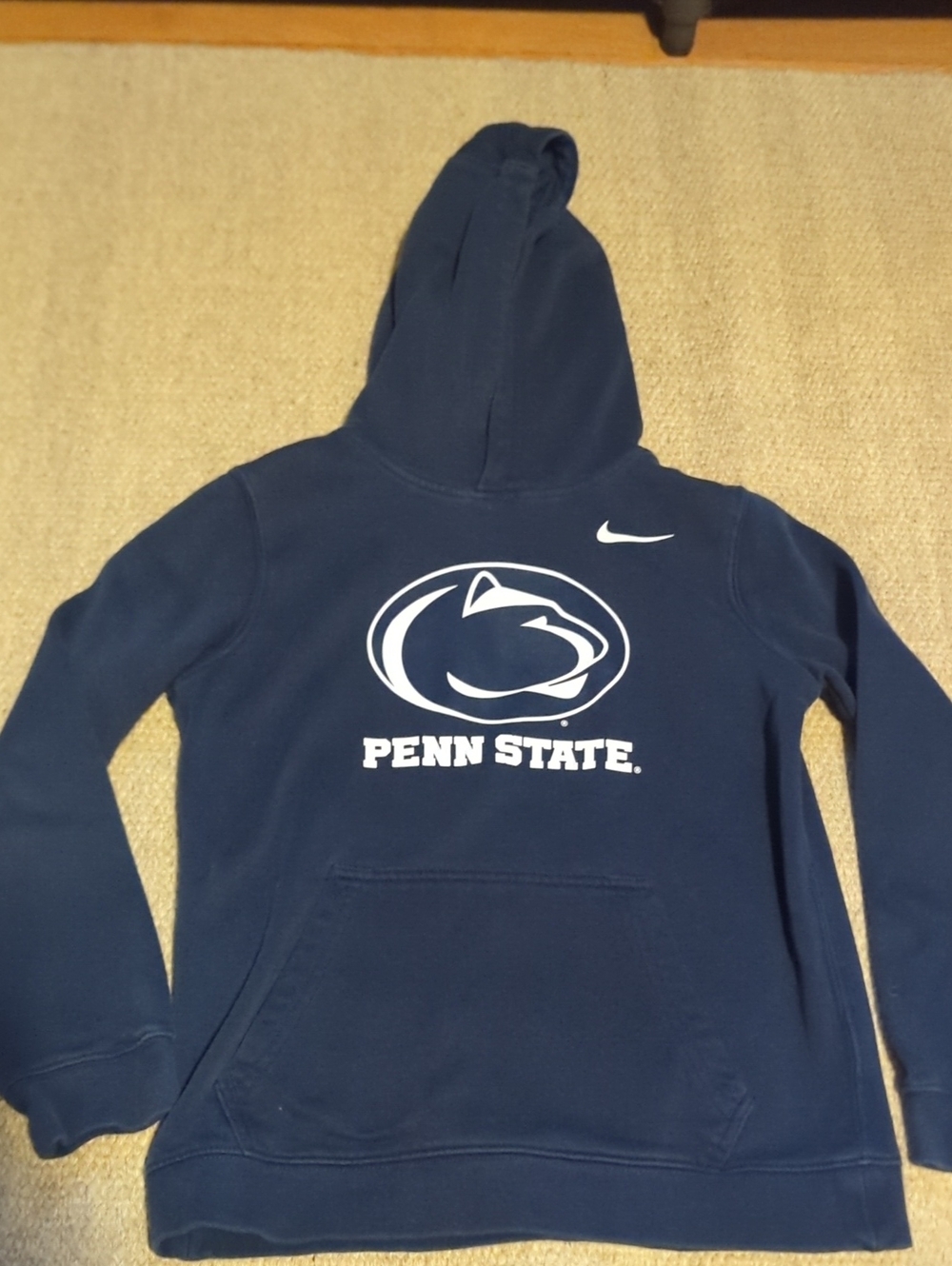 Nike Youth PSU Penn State Hooded Sweatshirt Size Medium